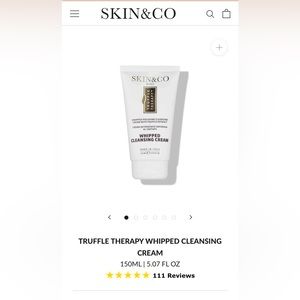 SKIN & CO- TRUFFLE THERAPY WHIPPED CLEANSING CREAM. NEW.